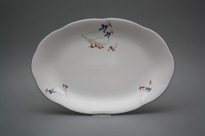 Oval 33cm Alaska Gänse CML