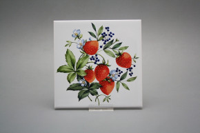 Fliese 15x15cm Strawberry hellgrau glänzend