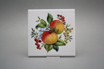 Fliese 15x15cm Apple hellgrau glänzend č.1