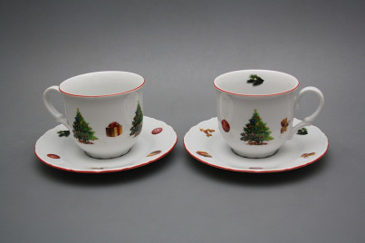 Tasse 0,3l und Untertasse Ofelie Christmas Tree CL č.1