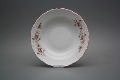Tiefer Teller 23cm Ofelie Rosarote Rosen DRL č.1