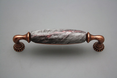 Rustikaler Handgriff Bohemia128mm Marmor CU č.1
