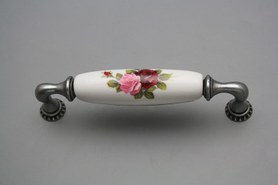 Rustikaler Handgriff Bohemia 128mm Rose Elizabeth FV č.1