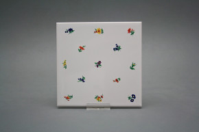 Fliese 15x15cm Streuer B weiß glänzend