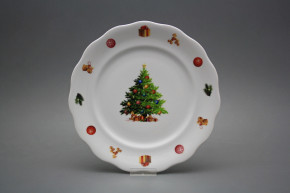 Flacher Teller 24cm Alaska Christmas Tree JBB Flacher Teller 24cm Alaska Christmas Tree JBB