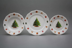 Tellerset Alaska Christmas Tree 12teiliges JBB Tellerset Alaska Christmas Tree 12teiliges JBB