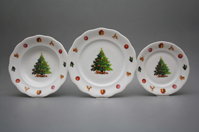 Tellerset Alaska Christmas Tree 24teiliges JBB č.1