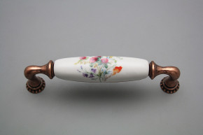 Rustikaler Möbelgriff Bohemia 128mm Blumenwiese CU