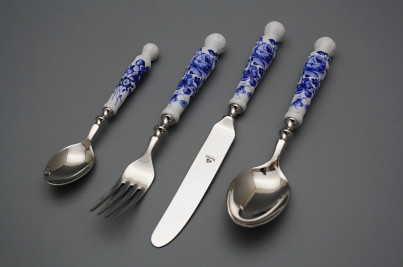 Besteck Set Bohemia 1987 Wiesenblumen BB 24teilig mit Holzbox č.1