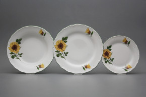 Tellerset Verona Sonnenblumen 12teiliges CZL