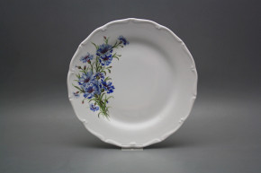 Flacher Teller 25cm Verona Kornblumen HBB