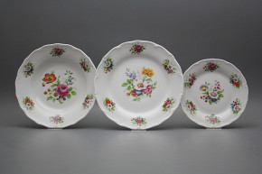 Tellerset Verona Meissen Bouquet 18teiliges FBB