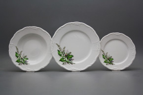 Tellerset Marie Louise Maiglöckchen 12teiliges HBB