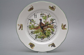 Telleruhr 25cm Rose Fasan FZL