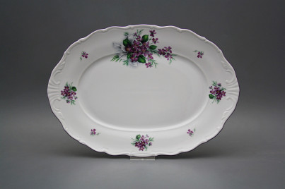 Oval 32cm Verona Viola mit Schleife KFL č.1