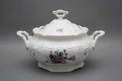 Suppenschüssel 3,5l Marie Louise Viola mit Schleife GL č.1