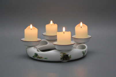 Advent-Kerzenleuchter Jagdmotive HL č.1