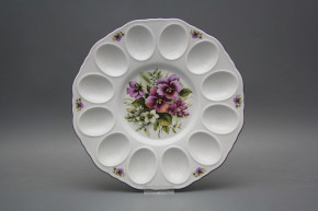 Eiertablett 24cm Rokoko Stiefmütterchen FL