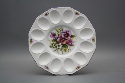 Eiertablett 24cm Rokoko Stiefmütterchen FL č.1
