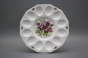 Eiertablett 24cm Rokoko Stiefmütterchen BB