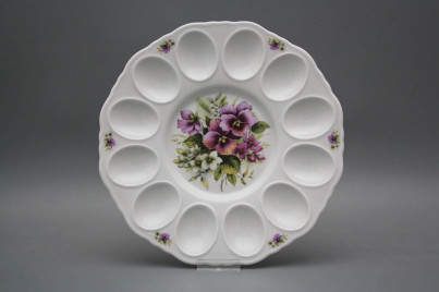 Eiertablett 24cm Rokoko Stiefmütterchen BB č.1