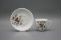 Tasse hoch 0,18l und Untertasse Verona Blumenwiese Motiv A BB č.2