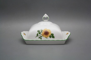 Eckige Butterdose Verona Sonnenblumen ZL