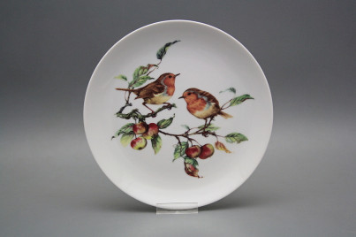 Hängeteller 19cm Rotkehlchen č.1