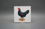 Fliese 15x15cm Henne weiß glänzend č.4