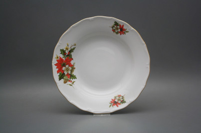 Tiefer Teller 24,5cm Verona Weihnachtsstern CGL č.1
