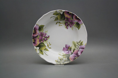 Tiefer Teller 24,5cm Verona Stiefmütterchen CsvBB č.1