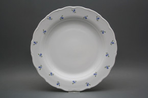 Runde flache Schüssel 31cm Verona Vergissmeinnicht Streuer ABB