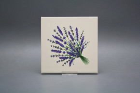 Fliese 15x15cm Lavendel hellbeige matt