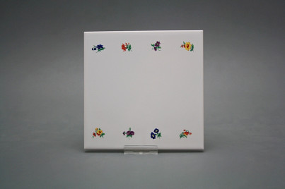 Fliese 15x15cm Streuer D weiß matt č.1