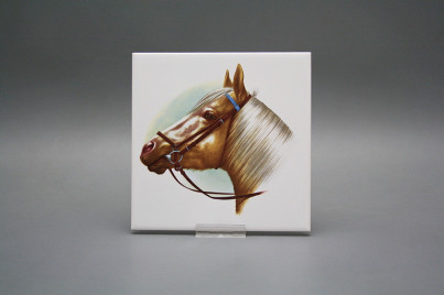 Fliesenset 15x15cm Pferde 4tlg. weiß matt č.1