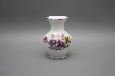 Vase 13,5cm Rokoko Stiefmütterchen FL č.1