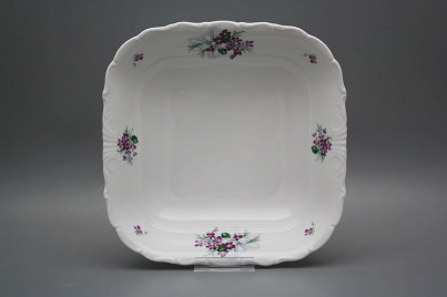 Quadratische Schüssel 24cm Verona Viola mit Schleife KBB č.1