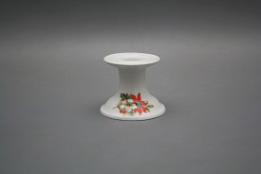 Kerzenständer 6,5cm Rokoko Weihnachtsstern BB