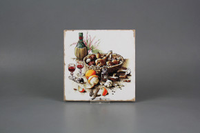 Forli Blanco Wandfliese 15x15cm Tschechische Küche Motiv C