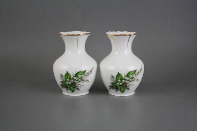 Vase 13,5cm Rokoko Maiglöckchen GL LUX č.1