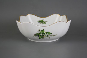 Quadratische Salatschüssel 21cm Rokoko Maiglöckchen EGL LUX