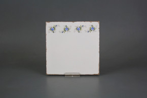 Forli Blanco Wandfliese 15x15cm Hellblaue Rosen K
