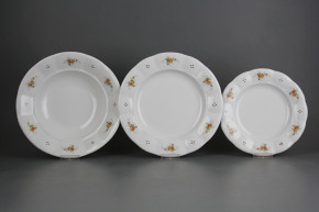 Tellerset Benedikt Teerosen 24tlg. H4T ABB