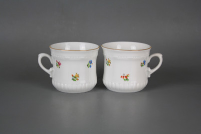 Perlen-Kaffeetasse klein 0,26l Streublümchen GL č.1