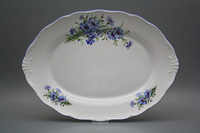 Oval 40cm Verona Kornblumen CAL č.1
