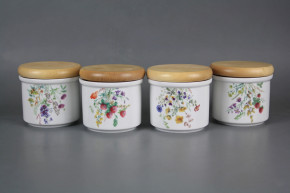 Dose mit Holzdeckel A Blumenwiese BB