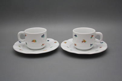 Tasse 0,2l und Untertasse Benedikt Streuer BB č.1