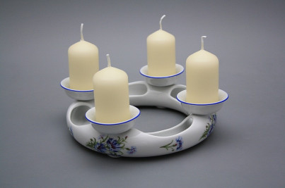 Advent-Kerzenleuchter Kornblumen AL č.1