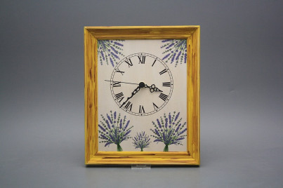 Wanduhr 25x30cm Lavendel cHM č.1