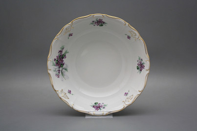 Tiefe Schüssel 23cm Marie Louise Viola mit Schleife KGL LUX č.1